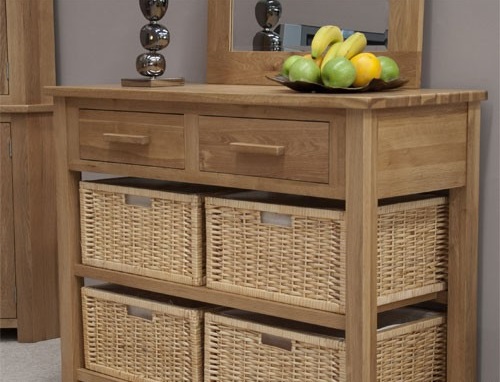 how wooden  Or a cupboard storage beneath table console baskets storage about   roomy vintage with