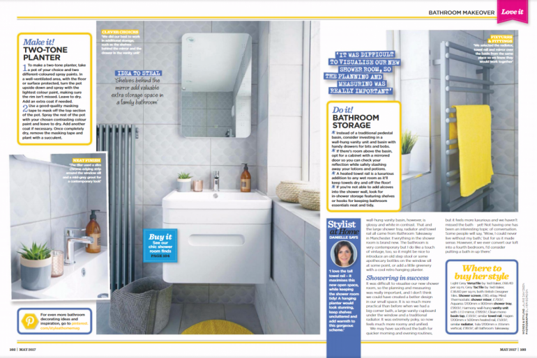 Behind the scenes peek at our home magazine shoot