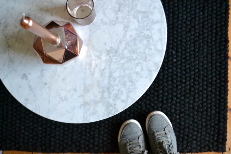 Handmade Rudra Woollen Loop Rug from Sukhi