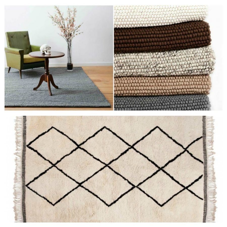 Handmade Rudra Woollen Loop Rug from Sukhi Tidylife