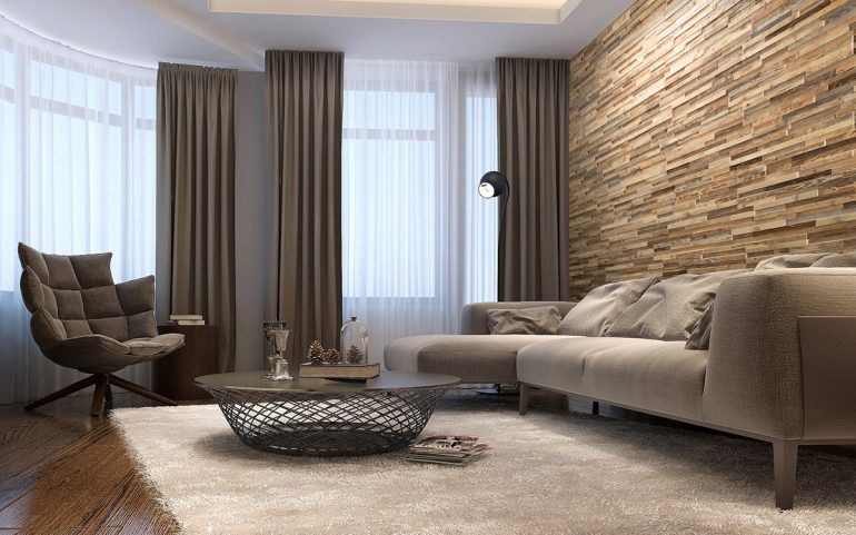 Create a Statement Wall With Reclaimed Wood Panels